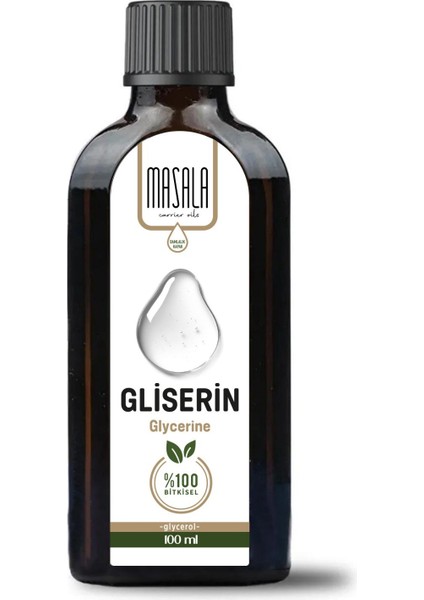 Bitkisel Gliserin 100 ml – %100 Saf ve Doğal – Gliserol – Cilt ve Kozmetik Uyumlu
