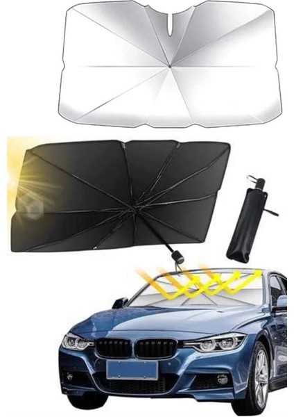 Bfs Yeni Nesil Tüm Araç Modellerine Uygun Oto Şemsiye Katlanabilir Uv Işınlarına Karşı modelleri