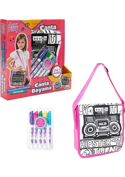 Bfs 2in1 Omuz Çantası Boyama Seti