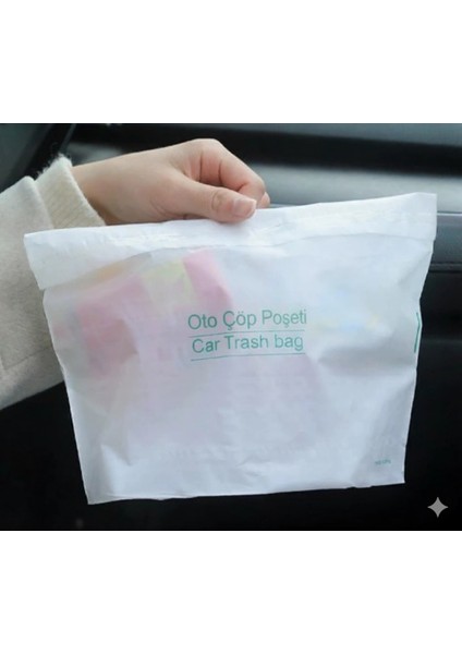 Bfs Pratik Su Geçirmez Oto Araba Çöp Poşeti Yapışkanlı 20 Adet fırsatları