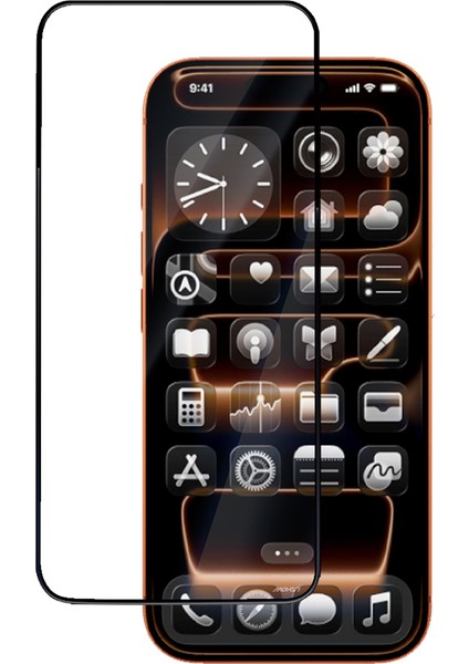 iPhone 13 Pro Uyumlu Mohseven Safir Coating Hd Temperli Cam Ekran Koruyucu Şeffaf