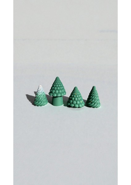 Dekoratif Çam Ağacı Set Kırmızı modelleri