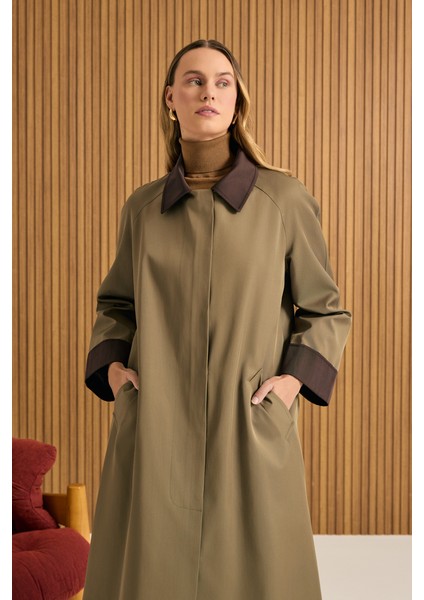 Garni Detaylı Trençkot