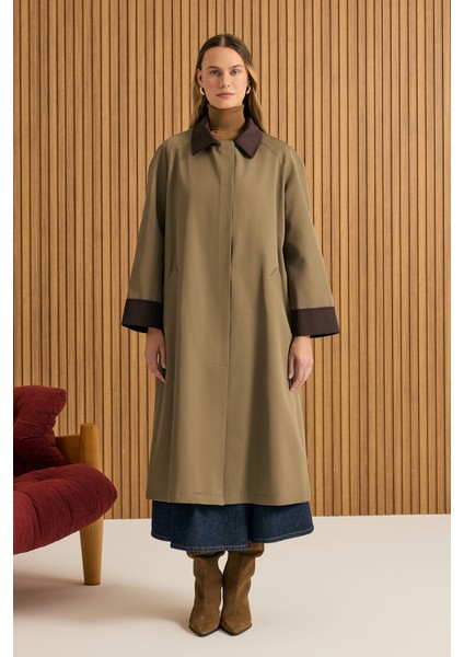 Garni Detaylı Trençkot modelleri