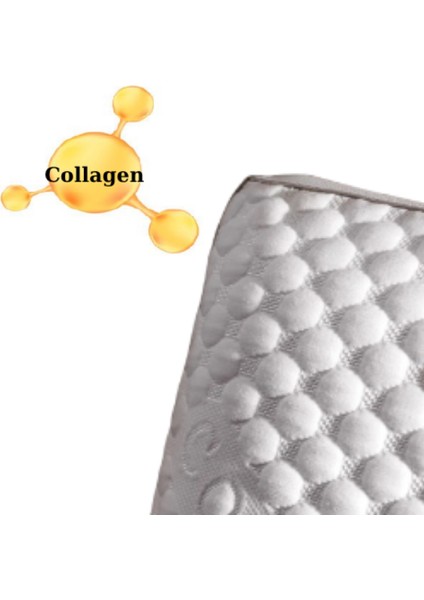 Kolajen Collagen Güzellik Yastığı, Ortopedik Orijinal Döküm Bütün Sünger Visco Omuz/boyun Destekli Yastık modelleri