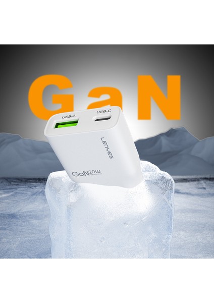 LCH11 Serisi Type-C To Type-C Gan Teknolojili Pd Şarj Özellikli Kablolu Şarj Seti 20W Beyaz fırsatları