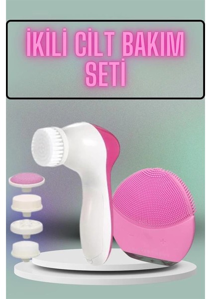 Bfs Ikili Cilt Bakım Seti 5 Başlıklı Yüz Temizleme ve Masaj Aleti Canlandırıcı ve Onarıcı fiyatları