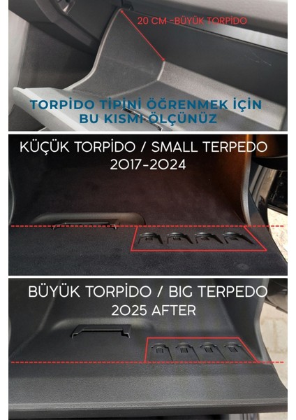 Volkswagen T-Roc Uyumlu Konfor Seti 2025 Sonrası / Büyük Torpidolu fiyatları