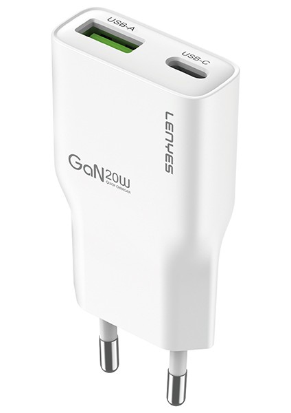 LCH11 Serisi Gan Teknolojili Pd Hızlı Şarj Özellikli Şarj Başlığı 20W Beyaz