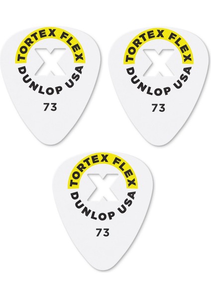 428X0.73 Gitar Pena 3 Adet (0.73 Mm) Tortex Flex x