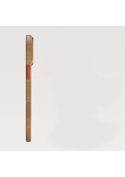 iPhone 17 Pro Uyumlu Kılıf M-Safeli Aramid Fiber Pitaka Glints Of Gold Ultra Slim Serisi Kapak Gold