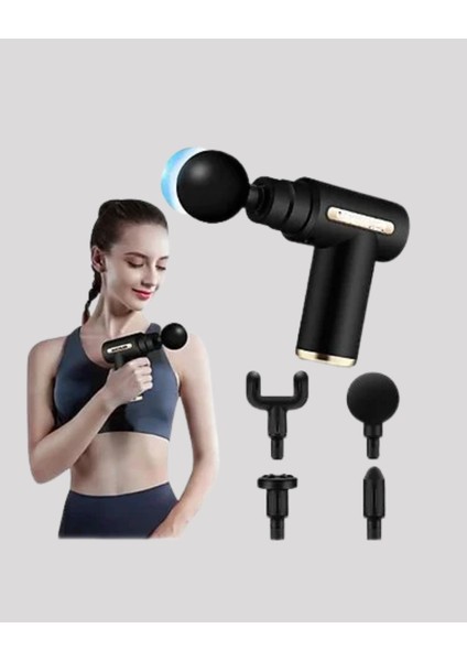 Bfs Sporcu Kas Masaj Tabancası 6 Kademe Güçlü Titreşim 4 Başlık Şarjlı Masaj Aleti modelleri