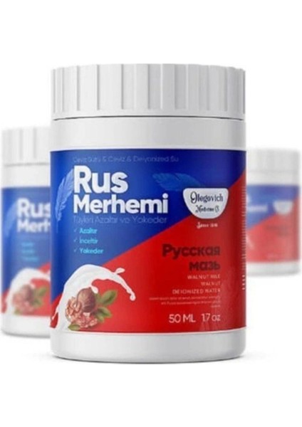 Süper Olegovich Medicine Olegovic Medicine Rus Kremi Merhemi, Tüy Azaltıcı 50ML