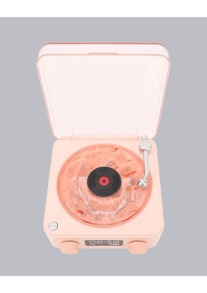 Bfs 3-Ü-1 Gece Işığı Bluetooth Hoparlör ve Dijital Saat Vintage Plak Çalar Tasarımlı fiyatları