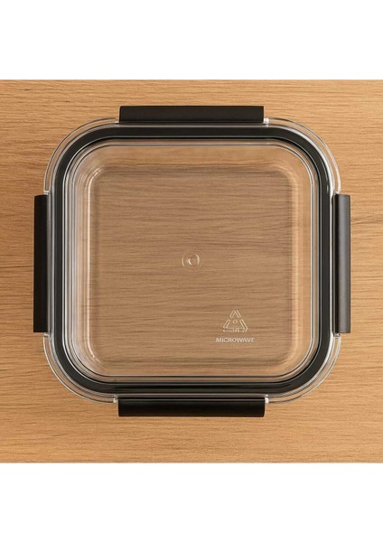 Sızdırmaz, Hava Almaz, Kare Saklama Kabı,erzak Kabı, Çeyiz Seti, 3'lü Set (450+1000+1850ML) modelleri