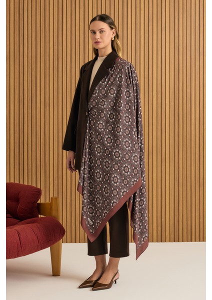 Oversize Fit Kalın Ceket