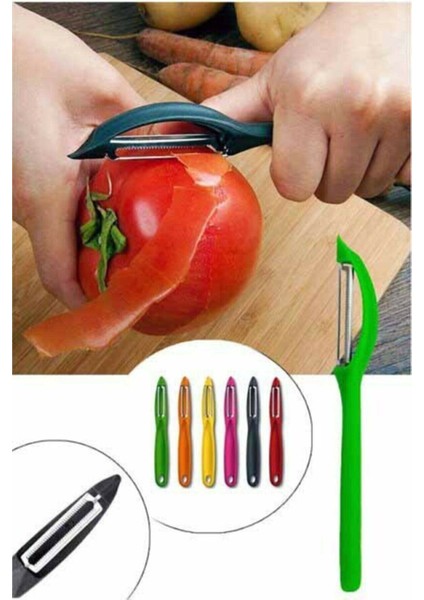 Elma ve Kabak Oyacağı Paslanmaz Sebze Oyucu + Yan Soyacak - Sebze Soyucu - 2li Set T9D3A4 fırsatları