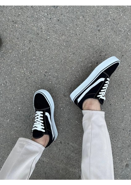 Kb-V1 Kuback Siyah Beyaz Detaylı Günlük Erkek Ayakkabı fiyatları