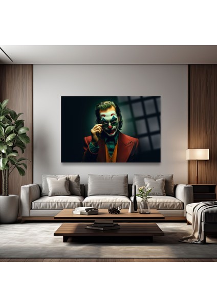 Joker Kırılmaz Lüks Cam Tablo Ultra Yüksek Renkler Genç Odası Cam Tablo