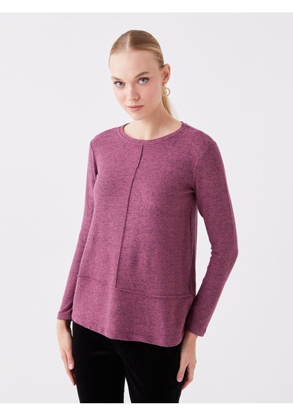 Yeni Sezon Bisiklet Yaka Düz Uzun Kollu Kadın Bluz fiyatları