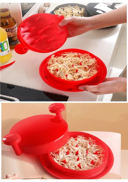 Tavuk Parçalama Tiftikleme Didikleme Aparatı + Elma ve Kabak Oyacağı Paslanmaz - 2li Set X2X1Y6 modelleri