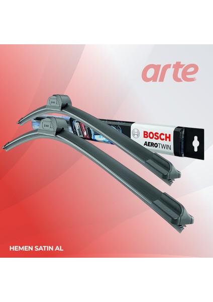 Volkswagen Id.4 2020-2026 Uyumlu | Bosch Aerotwin Serisi Ön ve Arka Silecek Takımı | 3'lü Set | fiyatları