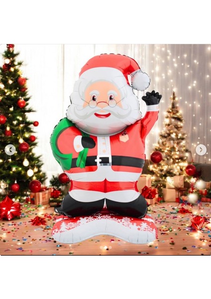 Ayaklı Gözlüklü Noel Baba Folyo Balon fiyatları