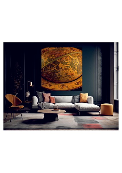 Muhteşem Eski Dünya Temperli Cam Üzerine Tablo Sevgilinize Yılbaşı Hediye fiyatları