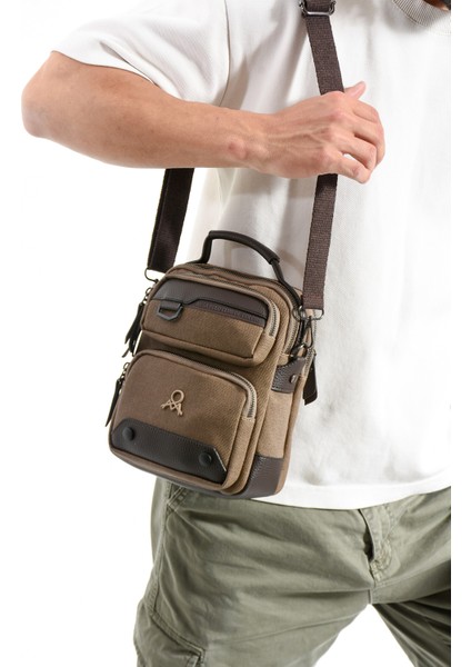 Mega Çanta Kanvas Serisi Çok Bölmeli Çapraz/el Erkek Çantası fiyatları