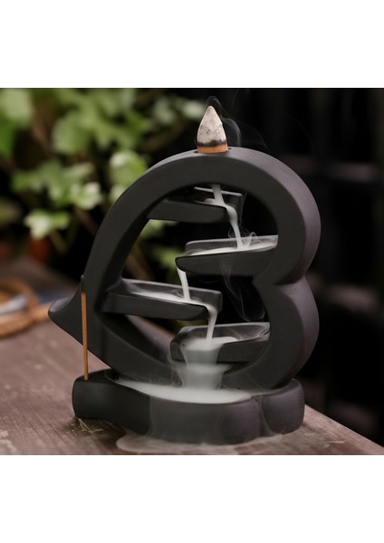 Kalp Temalı Geri Akış Tütsüsü, Ev Dekorasyon, Obje, Biblo, Aşk, Tasarım.