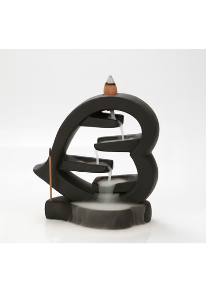 Kalp Temalı Geri Akış Tütsüsü, Ev Dekorasyon, Obje, Biblo, Aşk, Tasarım. fiyatları