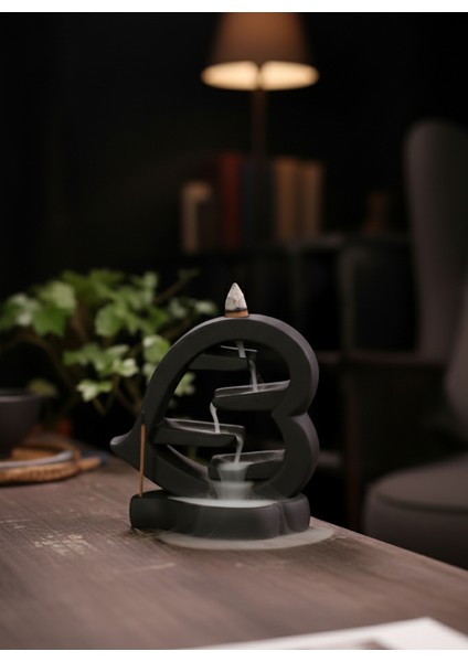 Kalp Temalı Geri Akış Tütsüsü, Ev Dekorasyon, Obje, Biblo, Aşk, Tasarım. modelleri