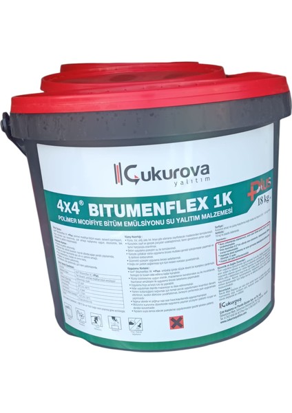 Çukurova Yalıtım 4x4 Bitumenflex 1 K Plus 18 kg