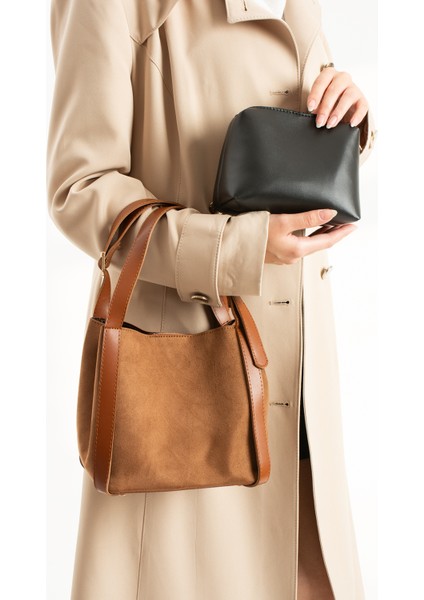 *** Süet Taba Kadın El ve Omuz Çantası fiyatları