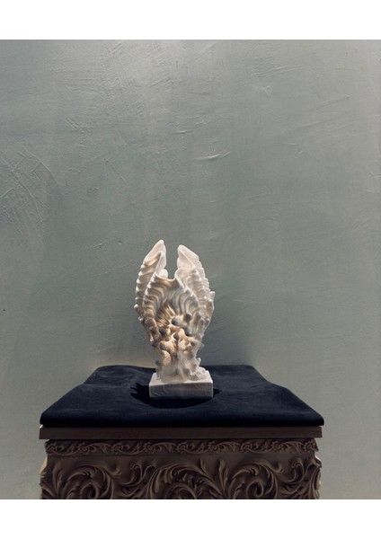 Dekoratif Mercan Formlu Deniz Kabuğu Biblo – 30X22 cm Polyester fiyatları