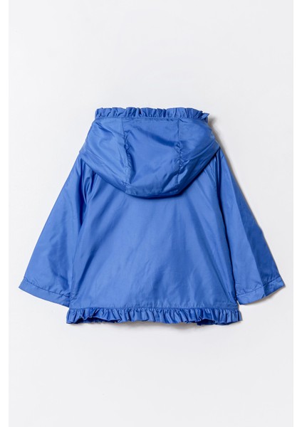 Kız Kapüşonlu Nakışlı Rüzgarlık & Yağmurluk 1 - 5 Yaş modelleri