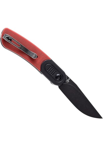 Reverie | Siyah ve Kırmızı G10 Sap | Siyah Taş Yıkama 154CM Çelik Çakı | T2025B6 modelleri