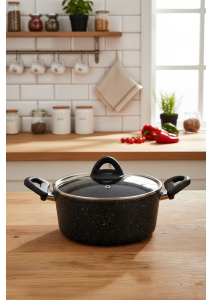 Melcor 9 Parça Granit Tencere Seti Siyah fırsatları