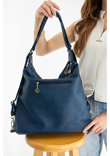 Büyük Boy Yumuşak Deri Hem Sırt Hem Omuz Çantası 540 modelleri