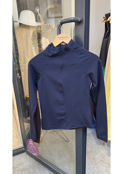 Mini Fermuarlı Spor Bluz Softmove