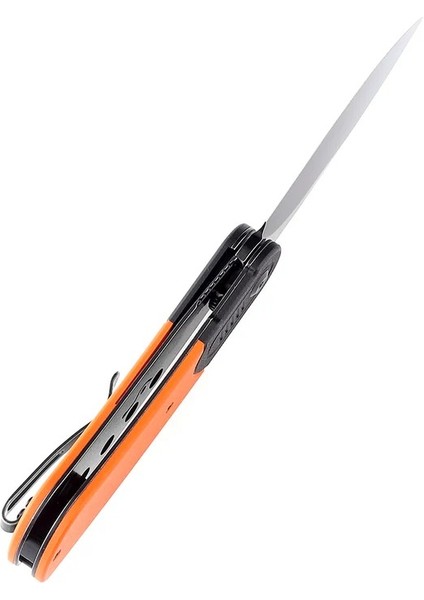 Reverie | Siyah ve Turuncu G10 Sap | Siyah Taş Yıkama 154CM Çelik Çakı | T2025B3 indirimleri