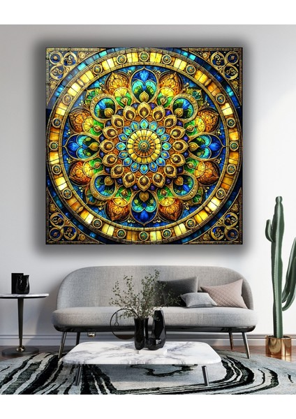 Esmaül Hüsna Allah'ın Isimleri Sıfatları Cam Tablo