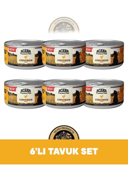 Chicken Cat Canned Tavuk Set 6X85 gr