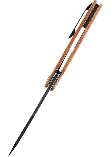 Egress | Kahverengi Micarta Sap | Saten Siyah Taş Yıkama CPM-S35VN Çelik Çakı | K1033A2 fırsatları