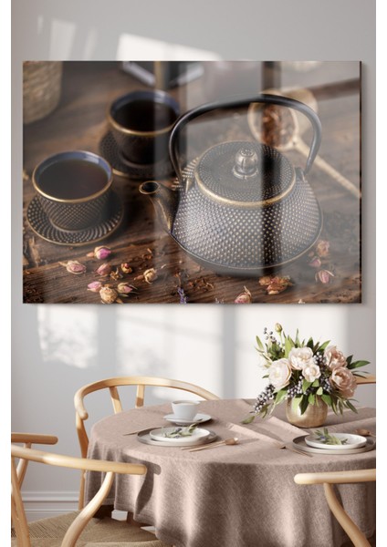 Çay Saati | Mutfak Temalı Cam Tablo | 50X70 cm fiyatları