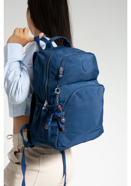 Unisex Suya Dayanıklı Kumaş Çok Gözlü Laptop Bölmeli Orta Boy Seyahat ve Okul Çantası fiyatları