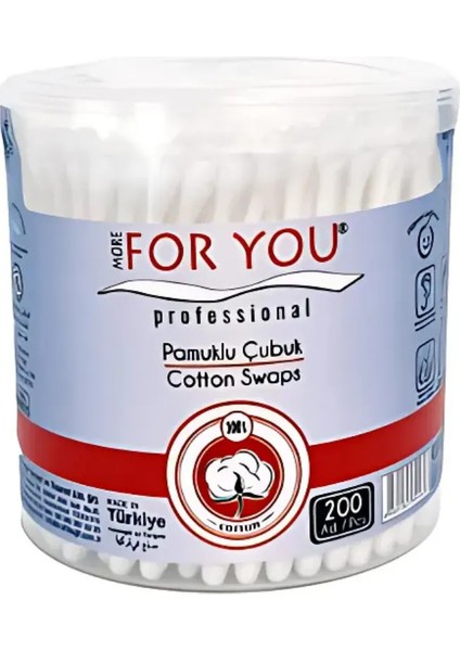 More For You Pamuklu Çubuk 200 Adet