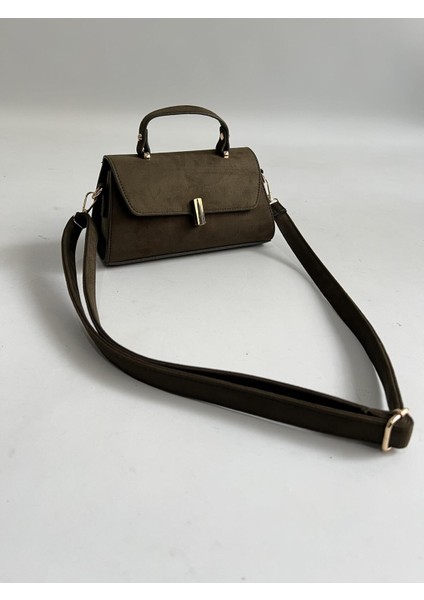 *** Luna Model Süet Haki Kadın El ve Omuz Çantası fiyatları