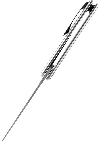 Kratos | Flipper Bıçak | Titanyum + Siyah Gül Desenli Karbon Fiber Kakma Sap | Damascus Çelik Çakı | K1024A5 fırsatları