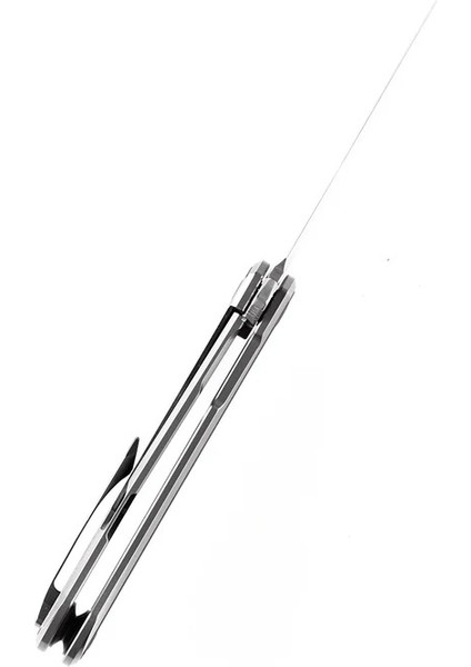 Kratos | Flipper Bıçak | Titanyum + Siyah Gül Desenli Karbon Fiber Kakma Sap | Damascus Çelik Çakı | K1024A5 indirimleri